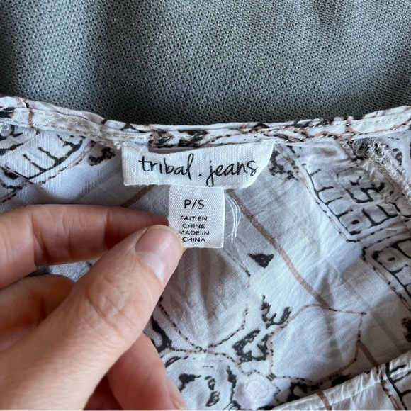 Tribal jeans top - Picture 2 of 4